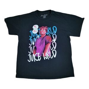Authentic Juice Wrld World  Rap Hip Hop Tee Shirt Anime Mens Size Large